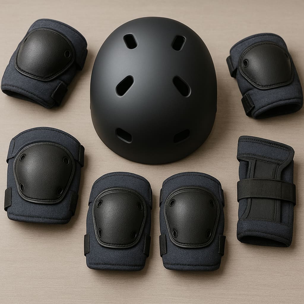 Helm und Schoner für passendes Schutz-Setup